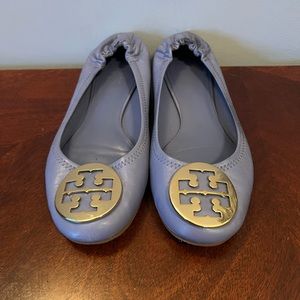 EUC Light blue Tory Burch flats size 8.5